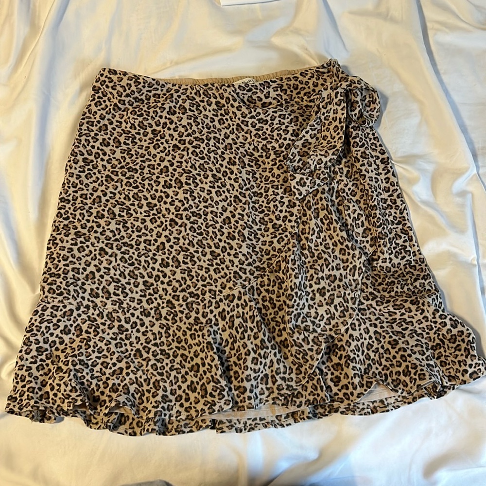 Abercrombie Cheetah Mini Skirt